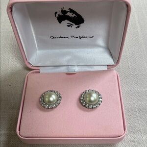 Camrose & Kross Audrey Hepburn Pearl Earrings